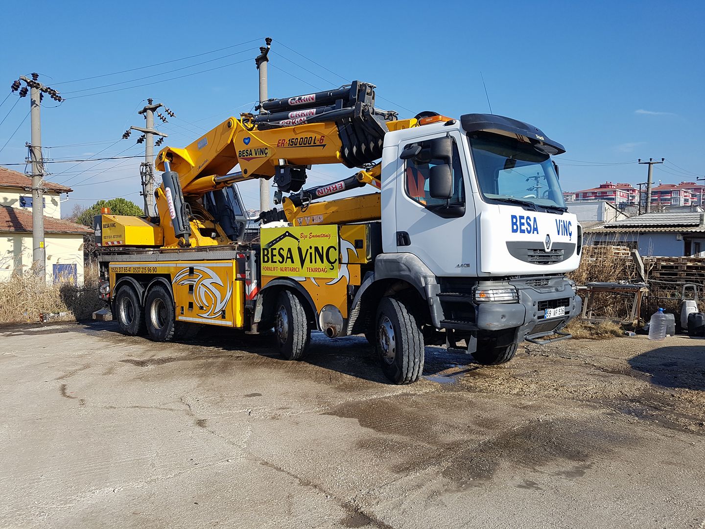 Tekirdağ Vinç Kiralama 2026 Fiyatları